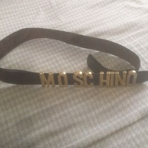 Authentic moschino belt